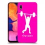 הרמת משקולות כיסוי מגן קשיח בעיצוב אישי עם השם שלך ל Samsung Galaxy A10 יחידה אחת סקרין מובייל