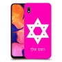 מגן דוד - ישראל כיסוי מגן קשיח בעיצוב אישי עם השם שלך ל Samsung Galaxy A10 יחידה אחת סקרין מובייל