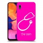 רופא סטטוסקופ כיסוי מגן קשיח בעיצוב אישי עם השם שלך ל Samsung Galaxy A10 יחידה אחת סקרין מובייל