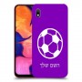 כדורגל - כדור כיסוי מגן קשיח בעיצוב אישי עם השם שלך ל Samsung Galaxy A10 יחידה אחת סקרין מובייל