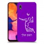 שחקן כדורעף כיסוי מגן קשיח בעיצוב אישי עם השם שלך ל Samsung Galaxy A10 יחידה אחת סקרין מובייל