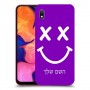 סמיילי כיסוי מגן קשיח בעיצוב אישי עם השם שלך ל Samsung Galaxy A10 יחידה אחת סקרין מובייל