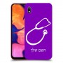 רופא סטטוסקופ כיסוי מגן קשיח בעיצוב אישי עם השם שלך ל Samsung Galaxy A10 יחידה אחת סקרין מובייל