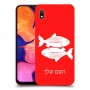 דגים כיסוי מגן קשיח בעיצוב אישי עם השם שלך ל Samsung Galaxy A10 יחידה אחת סקרין מובייל