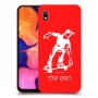 ילד סקייטבורד כיסוי מגן קשיח בעיצוב אישי עם השם שלך ל Samsung Galaxy A10 יחידה אחת סקרין מובייל