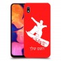 סנובורד כיסוי מגן קשיח בעיצוב אישי עם השם שלך ל Samsung Galaxy A10 יחידה אחת סקרין מובייל