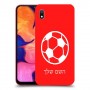 כדורגל - כדור כיסוי מגן קשיח בעיצוב אישי עם השם שלך ל Samsung Galaxy A10 יחידה אחת סקרין מובייל