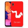 אימון ספורט - אישה כיסוי מגן קשיח בעיצוב אישי עם השם שלך ל Samsung Galaxy A10 יחידה אחת סקרין מובייל