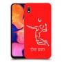 שחקן כדורעף כיסוי מגן קשיח בעיצוב אישי עם השם שלך ל Samsung Galaxy A10 יחידה אחת סקרין מובייל