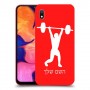 הרמת משקולות כיסוי מגן קשיח בעיצוב אישי עם השם שלך ל Samsung Galaxy A10 יחידה אחת סקרין מובייל