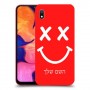 סמיילי כיסוי מגן קשיח בעיצוב אישי עם השם שלך ל Samsung Galaxy A10 יחידה אחת סקרין מובייל