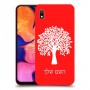 עץ כיסוי מגן קשיח בעיצוב אישי עם השם שלך ל Samsung Galaxy A10 יחידה אחת סקרין מובייל