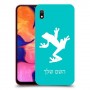 צפרדע טרופית כיסוי מגן קשיח בעיצוב אישי עם השם שלך ל Samsung Galaxy A10 יחידה אחת סקרין מובייל