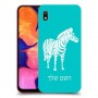 זברה כיסוי מגן קשיח בעיצוב אישי עם השם שלך ל Samsung Galaxy A10 יחידה אחת סקרין מובייל