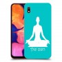 יוגה כיסוי מגן קשיח בעיצוב אישי עם השם שלך ל Samsung Galaxy A10 יחידה אחת סקרין מובייל