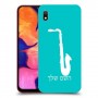 סקספון כיסוי מגן קשיח בעיצוב אישי עם השם שלך ל Samsung Galaxy A10 יחידה אחת סקרין מובייל