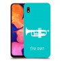 חצוצרה כיסוי מגן קשיח בעיצוב אישי עם השם שלך ל Samsung Galaxy A10 יחידה אחת סקרין מובייל