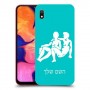 תאומים כיסוי מגן קשיח בעיצוב אישי עם השם שלך ל Samsung Galaxy A10 יחידה אחת סקרין מובייל