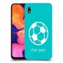 כדורגל - כדור כיסוי מגן קשיח בעיצוב אישי עם השם שלך ל Samsung Galaxy A10 יחידה אחת סקרין מובייל