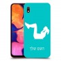 אימון ספורט - אישה כיסוי מגן קשיח בעיצוב אישי עם השם שלך ל Samsung Galaxy A10 יחידה אחת סקרין מובייל