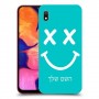 סמיילי כיסוי מגן קשיח בעיצוב אישי עם השם שלך ל Samsung Galaxy A10 יחידה אחת סקרין מובייל