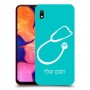 רופא סטטוסקופ כיסוי מגן קשיח בעיצוב אישי עם השם שלך ל Samsung Galaxy A10 יחידה אחת סקרין מובייל