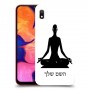 יוגה כיסוי מגן קשיח בעיצוב אישי עם השם שלך ל Samsung Galaxy A10 יחידה אחת סקרין מובייל