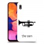 חצוצרה כיסוי מגן קשיח בעיצוב אישי עם השם שלך ל Samsung Galaxy A10 יחידה אחת סקרין מובייל