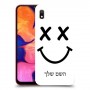 סמיילי כיסוי מגן קשיח בעיצוב אישי עם השם שלך ל Samsung Galaxy A10 יחידה אחת סקרין מובייל