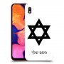 מגן דוד - ישראל כיסוי מגן קשיח בעיצוב אישי עם השם שלך ל Samsung Galaxy A10 יחידה אחת סקרין מובייל