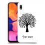 עץ כיסוי מגן קשיח בעיצוב אישי עם השם שלך ל Samsung Galaxy A10 יחידה אחת סקרין מובייל