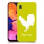 תרנגול כיסוי מגן קשיח בעיצוב אישי עם השם שלך ל Samsung Galaxy A10 יחידה אחת סקרין מובייל