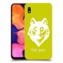 זאב כיסוי מגן קשיח בעיצוב אישי עם השם שלך ל Samsung Galaxy A10 יחידה אחת סקרין מובייל