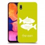 דגים כיסוי מגן קשיח בעיצוב אישי עם השם שלך ל Samsung Galaxy A10 יחידה אחת סקרין מובייל