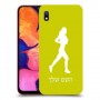 ג'וגלין - אישה כיסוי מגן קשיח בעיצוב אישי עם השם שלך ל Samsung Galaxy A10 יחידה אחת סקרין מובייל