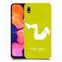 אימון ספורט - אישה כיסוי מגן קשיח בעיצוב אישי עם השם שלך ל Samsung Galaxy A10 יחידה אחת סקרין מובייל