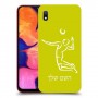 שחקן כדורעף כיסוי מגן קשיח בעיצוב אישי עם השם שלך ל Samsung Galaxy A10 יחידה אחת סקרין מובייל
