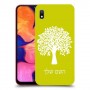 עץ כיסוי מגן קשיח בעיצוב אישי עם השם שלך ל Samsung Galaxy A10 יחידה אחת סקרין מובייל