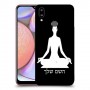 יוגה כיסוי מגן קשיח בעיצוב אישי עם השם שלך ל Samsung Galaxy A10s יחידה אחת סקרין מובייל