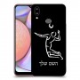 שחקן כדורעף כיסוי מגן קשיח בעיצוב אישי עם השם שלך ל Samsung Galaxy A10s יחידה אחת סקרין מובייל
