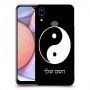 סמל יינג יאנג - סין כיסוי מגן קשיח בעיצוב אישי עם השם שלך ל Samsung Galaxy A10s יחידה אחת סקרין מובייל