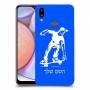 ילד סקייטבורד כיסוי מגן קשיח בעיצוב אישי עם השם שלך ל Samsung Galaxy A10s יחידה אחת סקרין מובייל