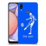 שחקן כדורגל כיסוי מגן קשיח בעיצוב אישי עם השם שלך ל Samsung Galaxy A10s יחידה אחת סקרין מובייל