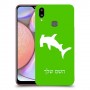 כריש פטיש כיסוי מגן קשיח בעיצוב אישי עם השם שלך ל Samsung Galaxy A10s יחידה אחת סקרין מובייל