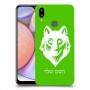 זאב כיסוי מגן קשיח בעיצוב אישי עם השם שלך ל Samsung Galaxy A10s יחידה אחת סקרין מובייל
