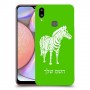 זברה כיסוי מגן קשיח בעיצוב אישי עם השם שלך ל Samsung Galaxy A10s יחידה אחת סקרין מובייל