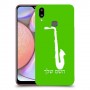 סקספון כיסוי מגן קשיח בעיצוב אישי עם השם שלך ל Samsung Galaxy A10s יחידה אחת סקרין מובייל