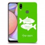 דגים כיסוי מגן קשיח בעיצוב אישי עם השם שלך ל Samsung Galaxy A10s יחידה אחת סקרין מובייל