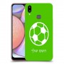 כדורגל - כדור כיסוי מגן קשיח בעיצוב אישי עם השם שלך ל Samsung Galaxy A10s יחידה אחת סקרין מובייל