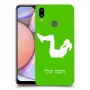 אימון ספורט - אישה כיסוי מגן קשיח בעיצוב אישי עם השם שלך ל Samsung Galaxy A10s יחידה אחת סקרין מובייל